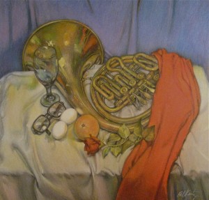 Senses - pastel by Phil Kantz